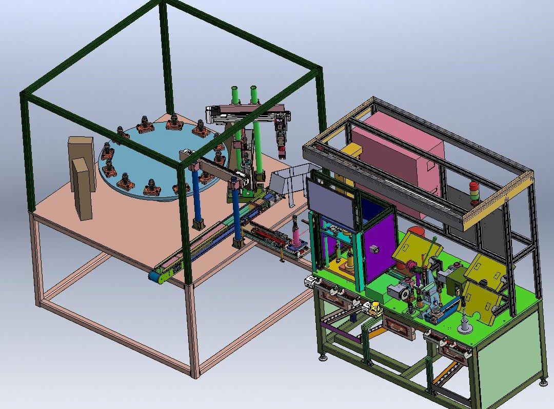 3D design of a coupling assembly and test workstation