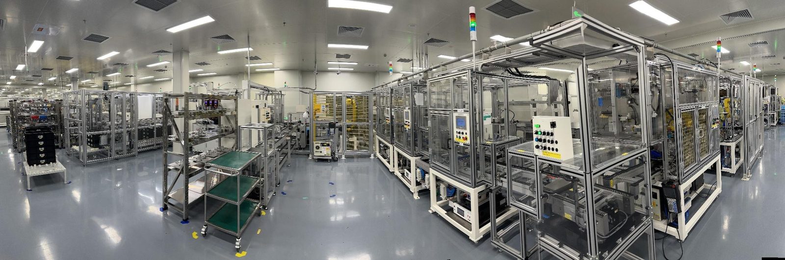 Electric compressor production line